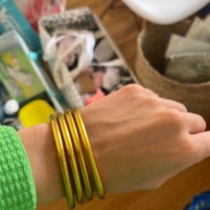 Gold BudHa girl bracelets